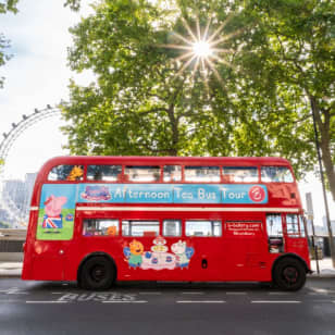 Peppa Pig Afternoon Tea London Sightseeing Bus Tour