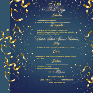 New Year's Eve Menu at S3CR3TO