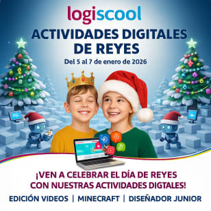 Actividades Digitales de Reyes  para Niños / as (5–7 enero) – Logiscool Les Corts