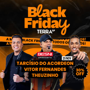 Besni Apresenta: Show do Tarcísio do Acordeon, Vitor Fernandes e Theuzinho no Terra SP