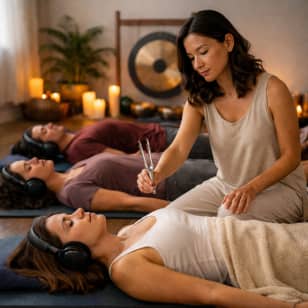 The Nervous System Reset Experience: 9D Breathwork, Sound Healing Technology, and Social Circle