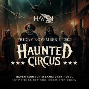 Haunted Circus Halloween Night Party