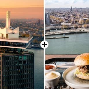 A'DAM Lookout: Toegangsbewijs + Burger Menu