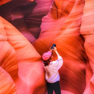 ﻿Excursión de un día en grupo reducido a Lower Antelope Canyon y Horseshoe Bend