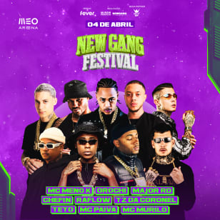 New Gang Festival 2026 - Cartão Oferta