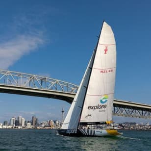 America's Cup Sailing on Auckland's Waitemata Harbour