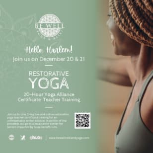 20-Hour Immersive Restorative Yoga Teacher Training Certification