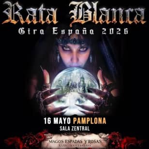 RATA BLANCA en Pamplona (Sala Zentral)