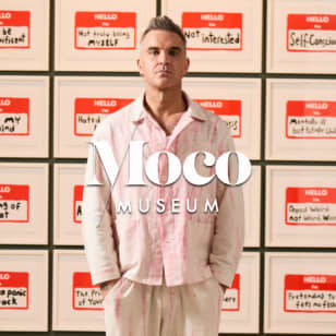Robbie Williams Solo Art Exhibition - Moco Museum London