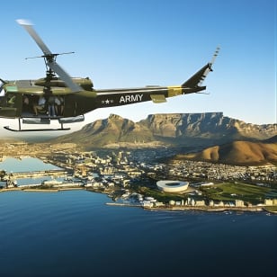 Huey Army Helicopter Adventure Flight in Cape Town