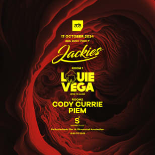 ﻿Jackies ADE Boat Party: Cody Currie & Louie Vega all night long!