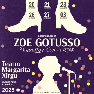 Zoe Gotusso: Pequeños Conciertos - Segunda edición