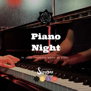 Piano Live & Food au cœur du Jazz Club Mlle Simone à Lyon