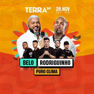 Show do Belo, Rodriguinho e Puro Clima no Terra SP