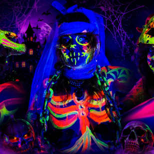 Halloween Neon Naked Life Drawing | Clapham North!