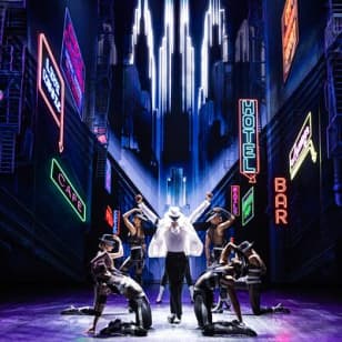 ﻿MJ El Musical en Broadway Entrada