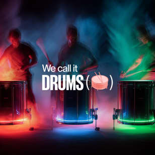 We call it Drums: Bandas Sonoras de Películas en un Espectáculo de Percusión con LED