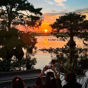 ﻿paseo en hidrodeslizador de 1 hora al atardecer cerca de Orlando