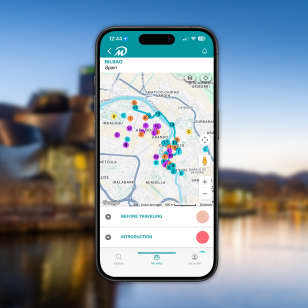 TOP Bilbao: Guided Tour with Your Mobile Phone
