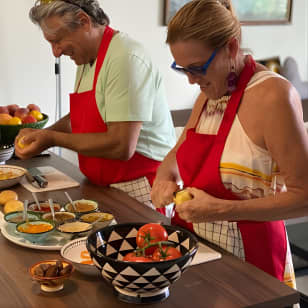 Cours de cuisine avec Yassine et sa famille 
