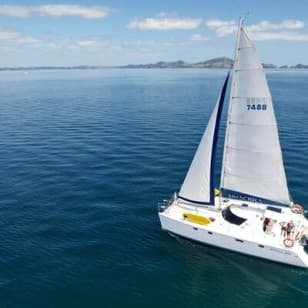 Day Sailing Catamaran Charter with Island Stop and Lunch