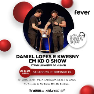 Daniel Lopes e Kwesny em KD O Show