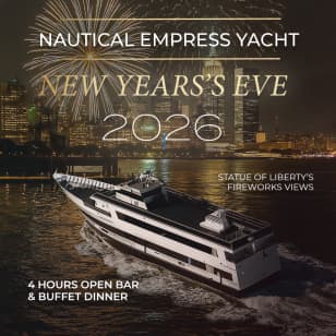 New Year's Eve Fireworks Cruise aboard the Nautical Empress: NYC's #1 Yacht