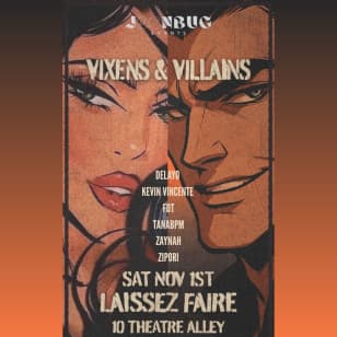 Halloween party Vixens & villians at LAISSEZ FAIRE