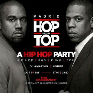 Hop on The Top MADRID - Hip Hop / R&B / Funk / Soul - The Bassement Club