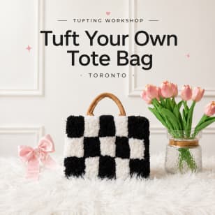 Tuft Your Own Tote Bag