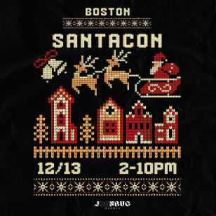 Bostons Faneuil Hall’s Santacon Bar Crawl 2025