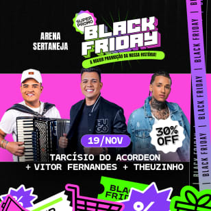 Show do Tarcísio do Acordeon, Vitor Fernandes e Theuzinho no Arena Sertaneja