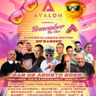Avalon Dance Club | 02 de Agosto 2025 | REMEMBER THE ONE