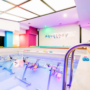 ﻿3 aquabiking sessions + 1 free slimming treatment at Aqualady