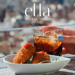 Ella Sky Bar: croquetas y vermut con vistas en Gran Vía