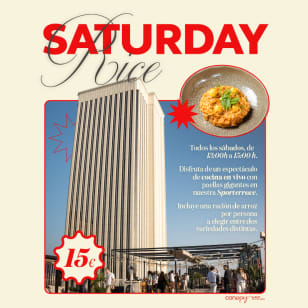 Saturday Rice en la Sporterrace de Canopy Madrid Castellana