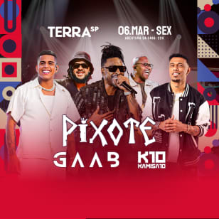 Show do Pixote, Gaab e Kamisa 10 no Terra SP