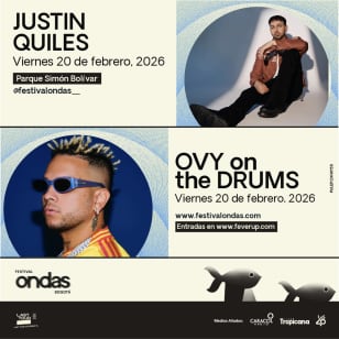 Justin Quiles / Ovy on the Drums – Festival Ondas Bogotá 2026