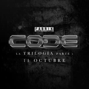 1ª Parte 22 Aniversario Code en Fabrik - "La Trilogía" - Bono Cultural Joven