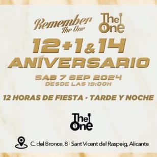 Remember The One | 7 de Septiembre 2024 | 12 + 1 Aniversario