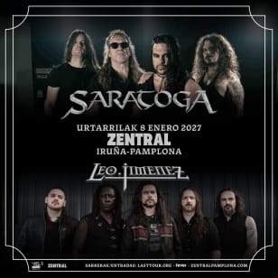 Saratoga + Leo Jiménez en Zentral, Pamplona 2027