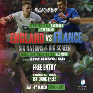 England vs France Six Nations Rugby Screening