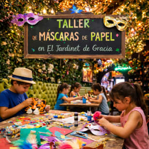 Children's handicraft workshop: create your own carnival mask