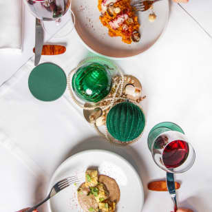 Comida de Año Nuevo en el centro de Madrid