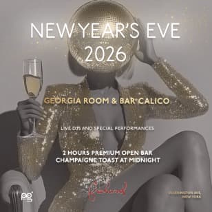 NYE 2026 at Georgia Room & Bar Calico
