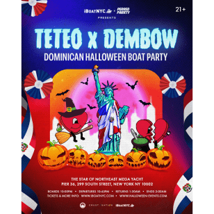 Halloween Teteo x Dembow - Dominican Boat Party Yacht Cruise