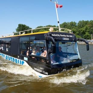 Hamburg: Geführte Amphibienbus Tour