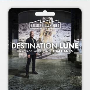 Destination Lune : Un voyage immersif avec Tom Hanks - Carte-cadeau