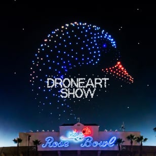 DroneArt Show in LA: Music That Lights Up the Night - Rose Bowl Stadium