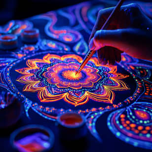 Craftopia: Un taller de pintura de mandalas UV - Lista de espera